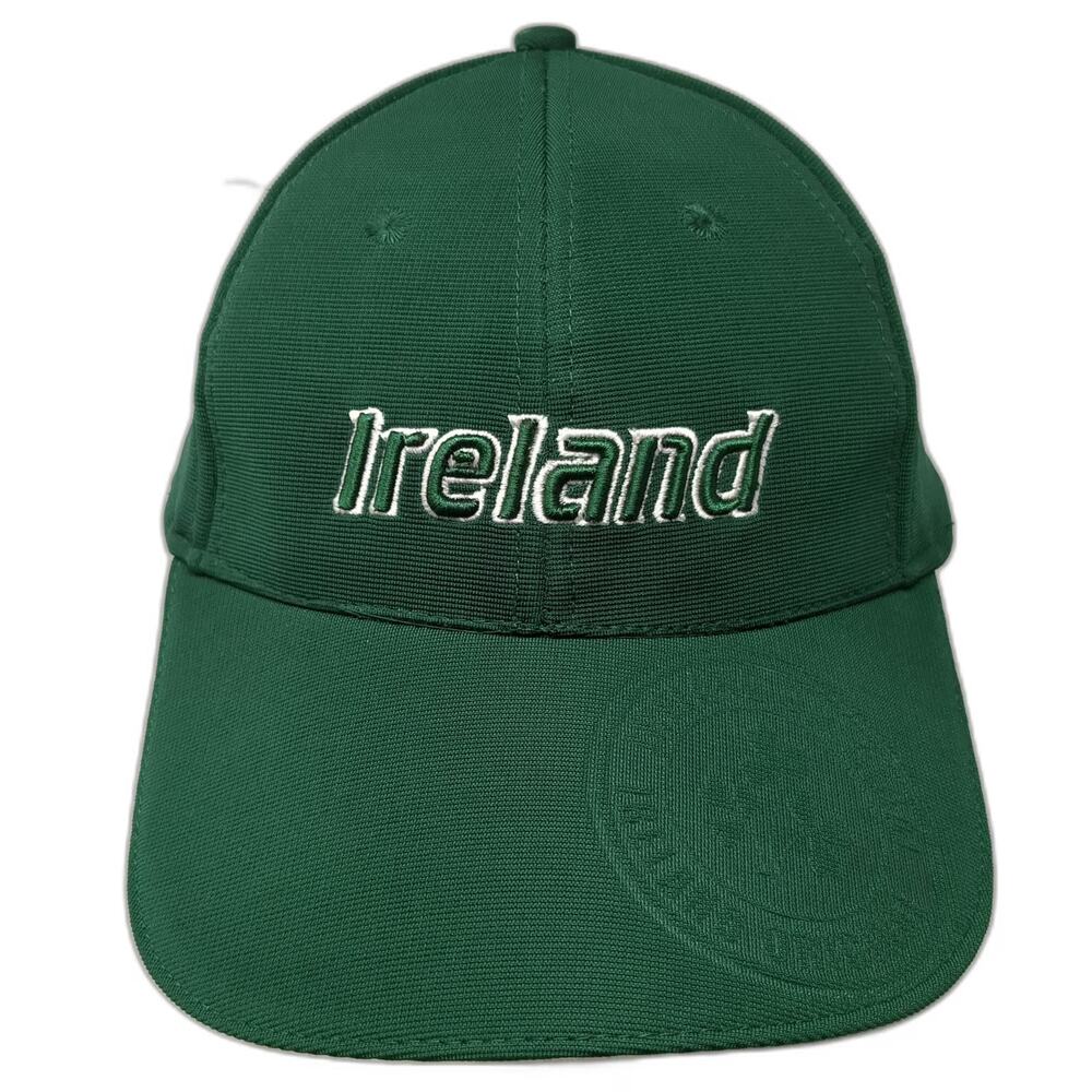 Lansdowne Baseball Cap Green OSFM 59CM Ireland Shamrock Embossed Strapback hat